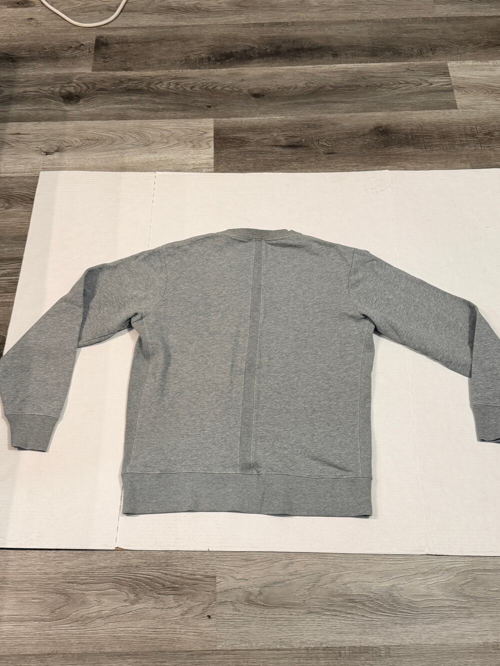Ovadia & Sons New York Gray Crewneck Sweatshirt Mens Small French Terry Logo